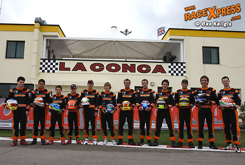 Sterke equipe van Team Nederland